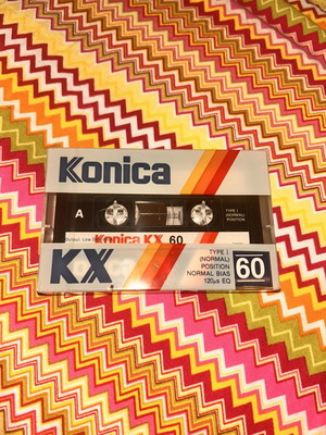 Konica KX 60 audio cassette sealed, 1980s Japan