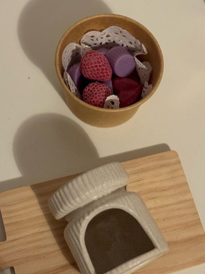 Wax melts with melomakarono and coffee scent with burner, new
