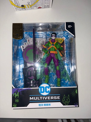 McFarlane Toys DC Multiverse Red Robin Jokerized Gold Label brand new