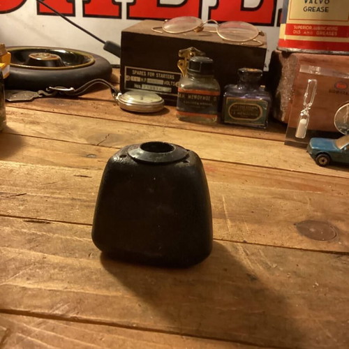 Fiat gearshift lever used, vintage 1968-1972 logo