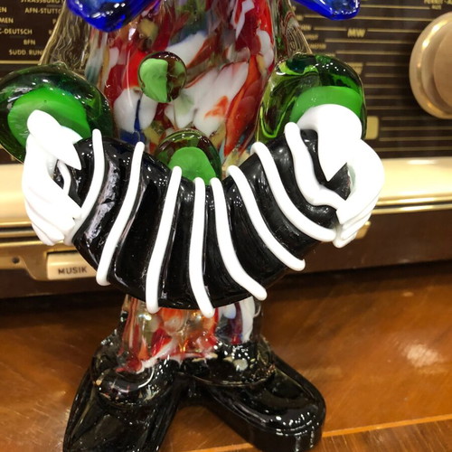 Murano clown used, 1970s, height 30.5 cm