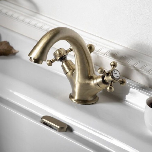 Reitano Antea bathtub and sink faucet set bronze new