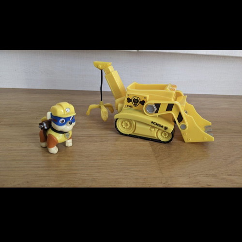 Paw Patrol Rubble with vehicle used