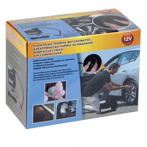 Electric car pump 12 V new with pressure gauge