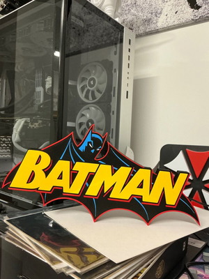 Batman comic logo decorative new, PLA material