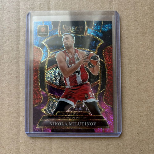 Panini Select EuroLeague Concourse Nikola Milutinov Cosmic SSP card like new Olympiacos