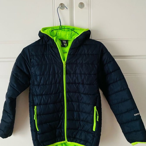 Children's jacket used No 10Y dark blue with hood