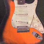 Stratocaster guitar mousepad like new
