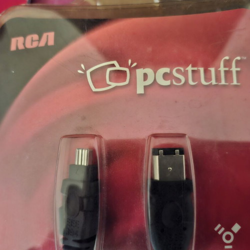 Firewire cables new old stock pack of 5 sealed