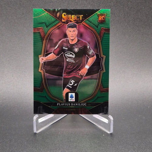 2022-23 Select Serie A Terrace Green Prizm Flavius Daniliuc Rookie RC card