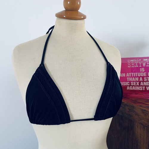 Frankie Morello Bikini new, black, medium top and small bottom