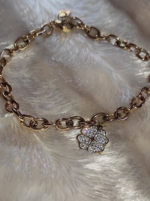 Women's bracelet gold-colored stainless steel new