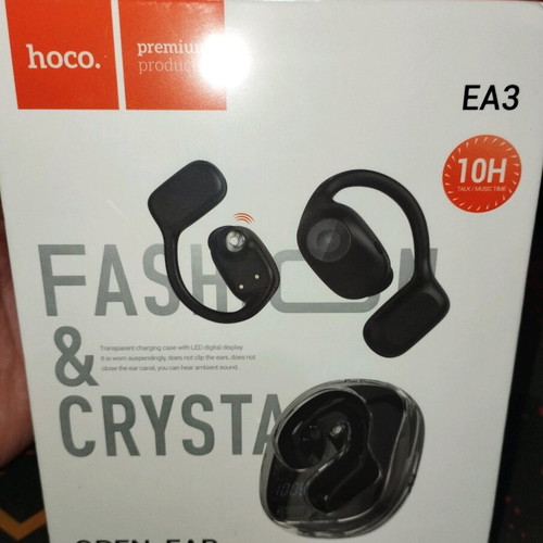 Hoco EA3 Open Ear Bluetooth Handsfree earbuds new with charging case