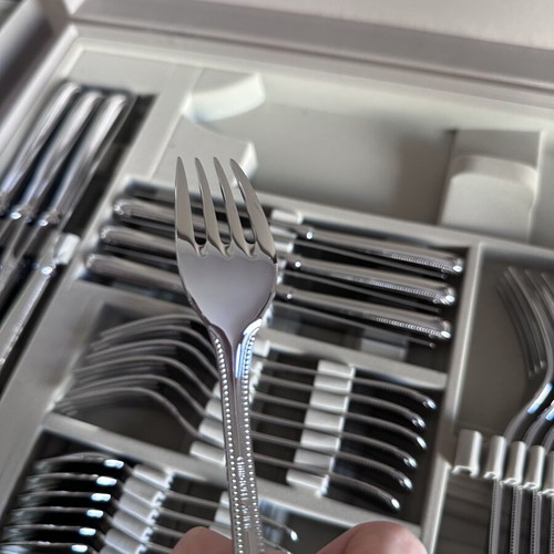 Christofle cutlery set 12 pcs with case