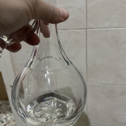 Crystal decanter new with stopper