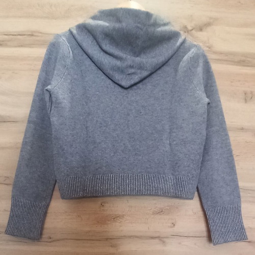 Knitted cropped sweater Zara like new, gray, size Medium