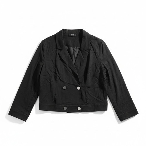 Bershka black cropped blazer size M