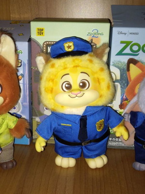 Zootopia σετ λούτρινα με την αστυνόμο Τζούντι, Νικ και Κλόουχάουζερ καινούργια