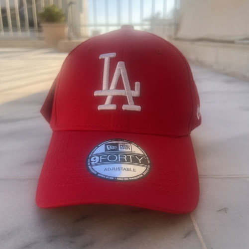 New Era Red Cap with LA Emblem, New