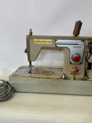 Mercedes Deluxe vintage electric sewing machine 20th century