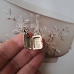 Silver pendant old small opening used