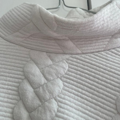 ZARA Women's Shirt/Sweatshirt Used, White, Size S