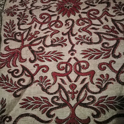 Antique embroidered table linens pack of 5 used, woven fabric
