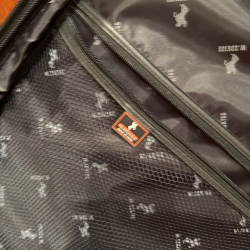 Large Black W.ZCKISS Travel Suitcase New