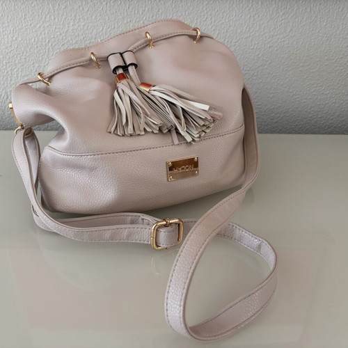 Nolah shoulder bag like new, nude color with tassels