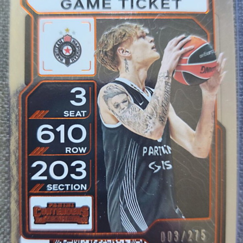 Panini Contenders EuroLeague 2025-26 Card Pack with Theo Maledon Autograph