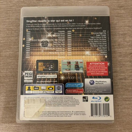 Singstar ABBA PlayStation 3 used