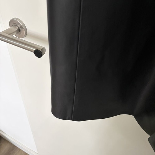 Zara long black coat size L used, very good condition