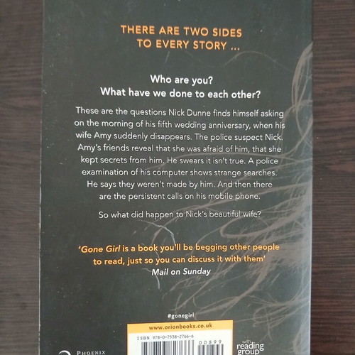 Gone Girl by Gillian Flynn like new, English