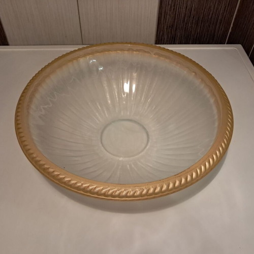Large glass serving bowl fruit bowl new