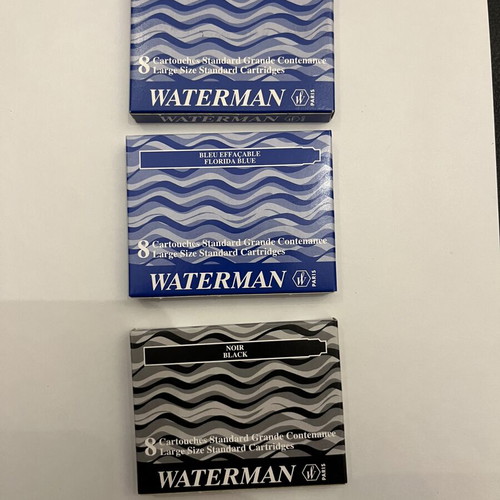 Waterman ink cartridges new