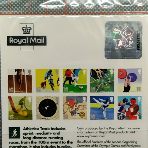 Collectible stamp and coin set Olympic Games London 2012 new