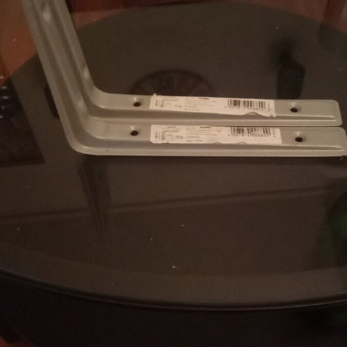 Lux Shelf Bracket 12 cm x 17 cm Set of 2 New