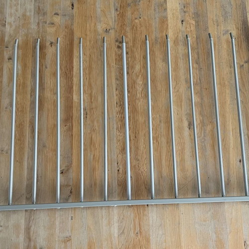 Komplement IKEA 18079 sliding metal wardrobe rack for pants organization