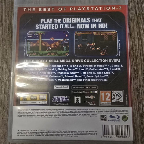 Sega Megadrive Ultimate Collection PS3 game, excellent condition