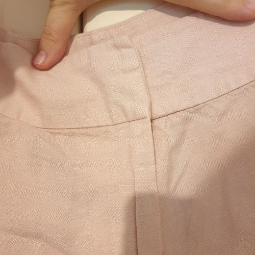 Pomodoro linen pants pastel pink size 18 like new