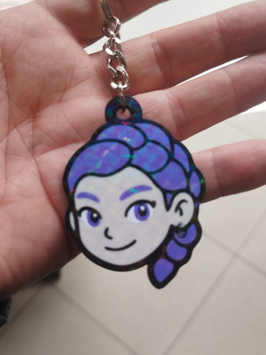 3D Printed Holographic Keychain Made to Order, K-pop Demon Hunters Rumi