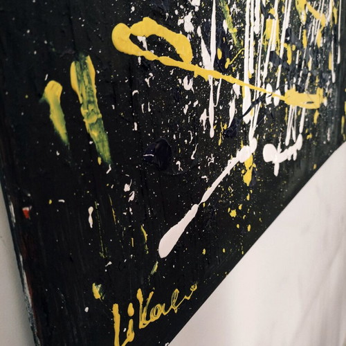 Authentic diptych painting handmade, new, acrylics