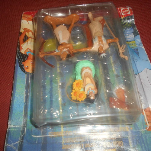 Pocahontas collectible figures 1994 Mattel used set