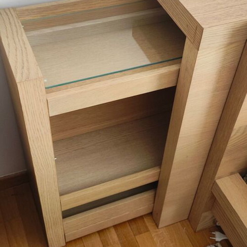 IKEA MALM bed 140x200 with headboard and drawers used