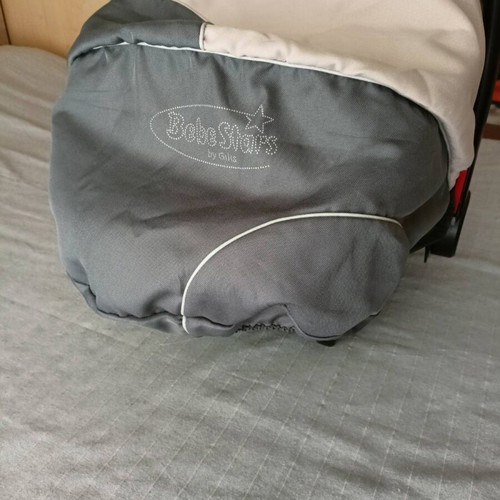 Bebe Stars Baby Car Seat like new, grey-beige