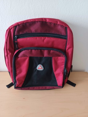 Le Coq Sportif backpack used, red