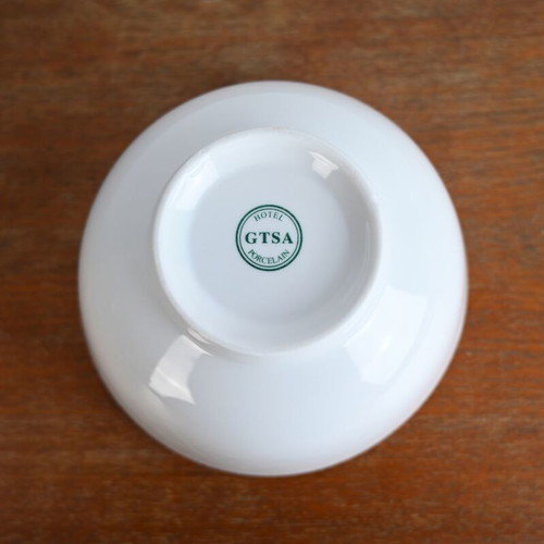 White porcelain bowl GTSA Hotel Porcelain used, professional quality