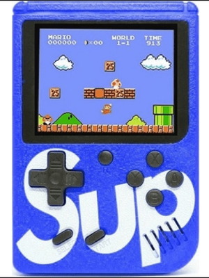 Retro Game Console Παιχνιδομηχανή με 400 Παιχνίδια Μπλε καινούργιο