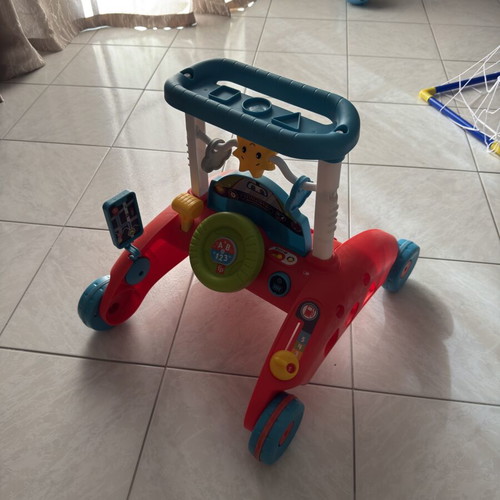 Fisher-Price 2-in-1 Baby Walker and Ride-On Car