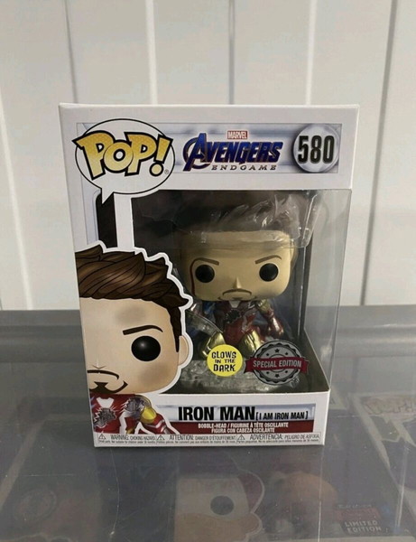 Funko Pop - Iron Man(Glows in the Dark) Special Edition #580